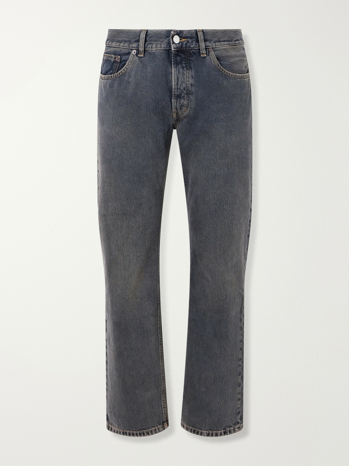 Jeanerica - Arrow Straight-Leg Jeans - Gray