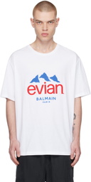 Balmain White Evian Edition T-Shirt