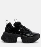 Noir Kei Ninomiya Cutout platform sneakers