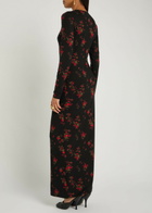 Reformation Tommie Floral Stretch-jersey Maxi Dress Black