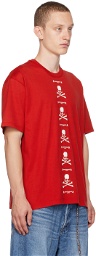 mastermind JAPAN Red Printed T-Shirt