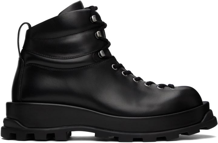 Photo: Jil Sander Black Ankle Boots