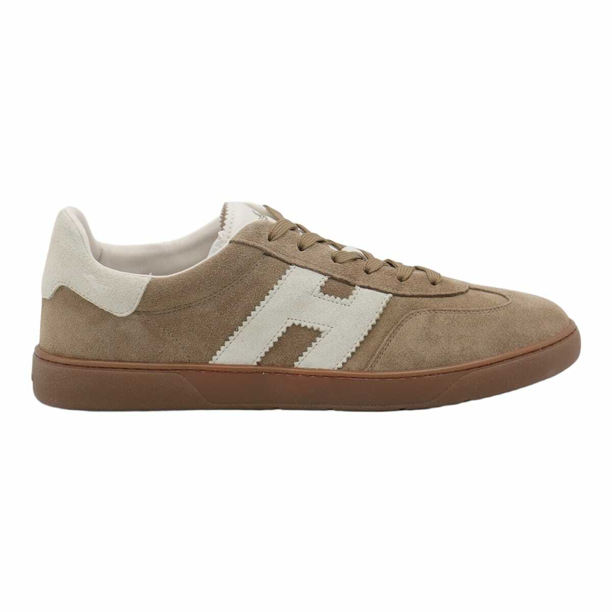 Hogan Beige And White Sneakers