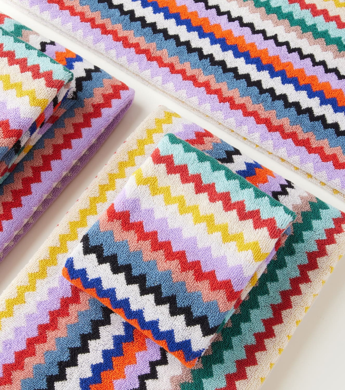 Missoni Riverbero Zigzag set of 5 terry towels