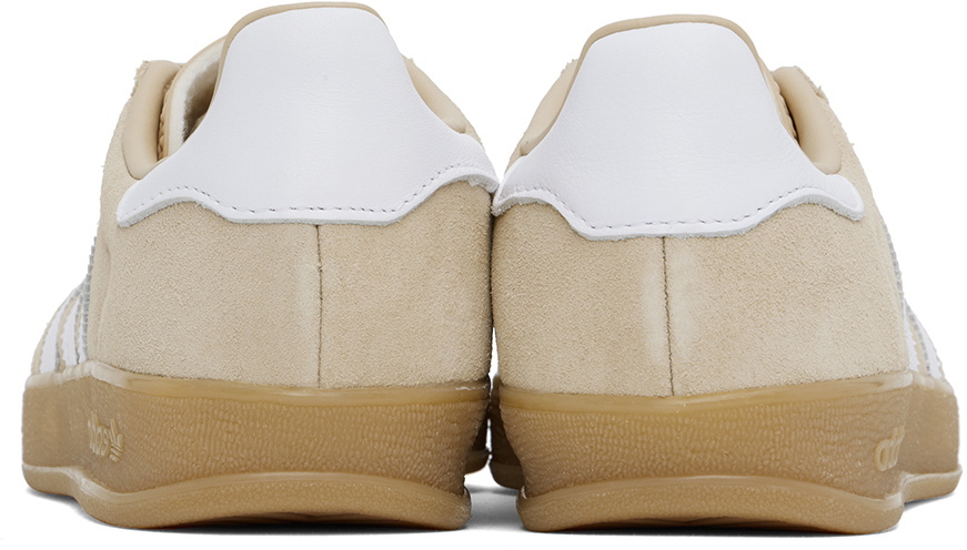 adidas gazelle silver green womens Adidas Gazelle Trainers, White, Leather Gum main image 0