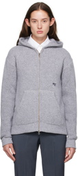 HommeGirls Gray Zip Hoodie