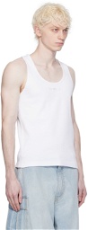 VTMNTS White Embroidered Tank Top