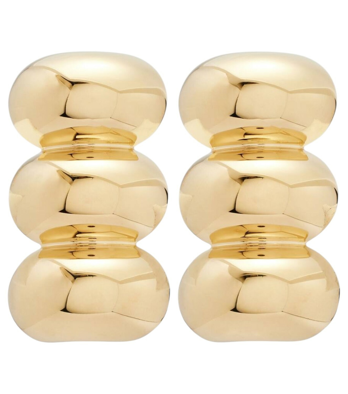 【関税込み】ALAIA ゴールド Thin Spiral ピアス Thin Spiral S gold-plated stainless steel earrings in gold
