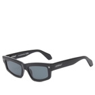 Off-White Sunglasses Women's Off-White Miramar Sunglasses in Black/Dark Grey 