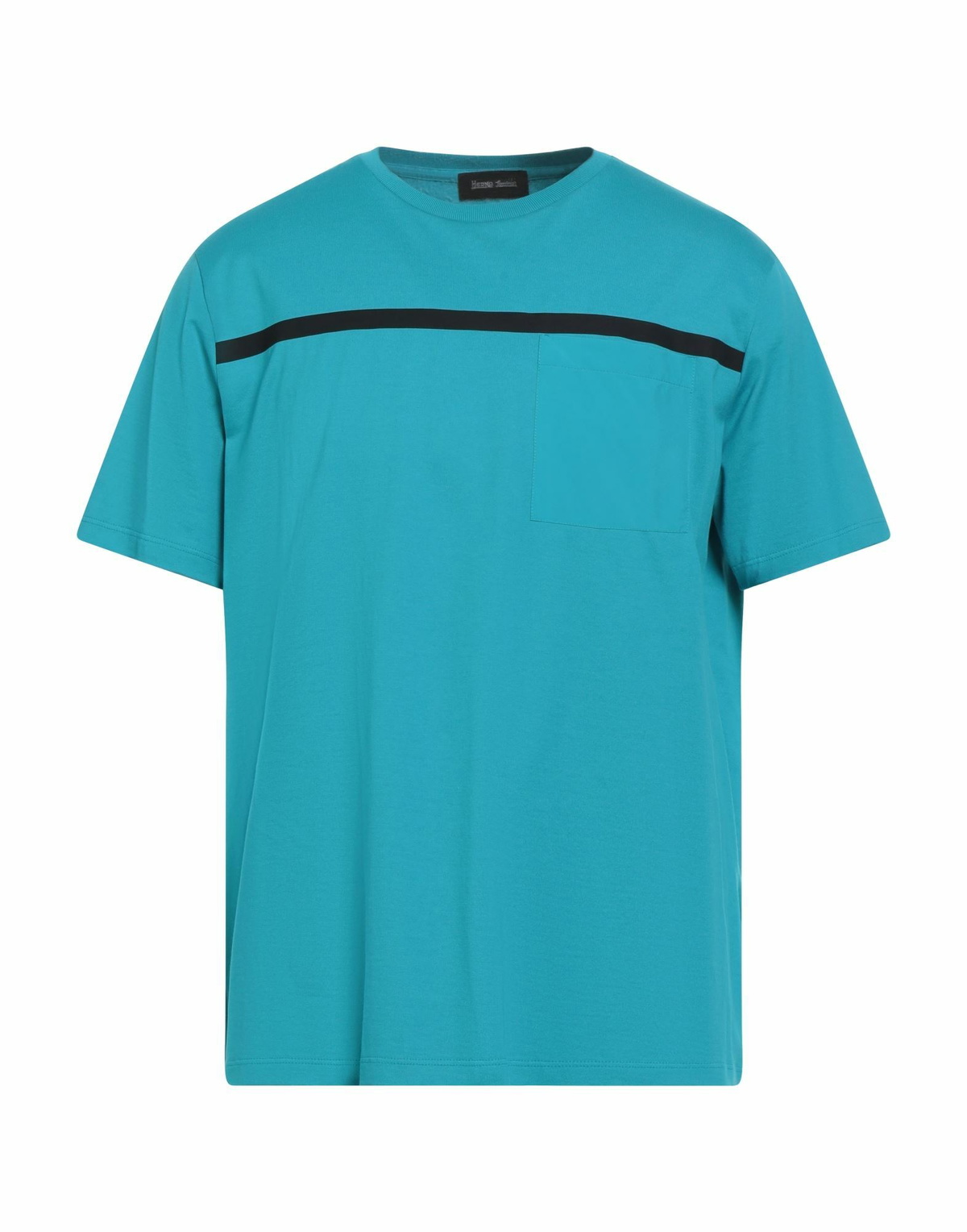 Herno Mens T-shirt Turquoise