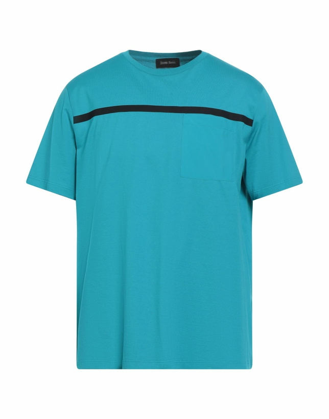 Photo: Herno Mens T-shirt Turquoise
