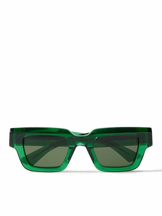 Photo: Bottega Veneta - Rectangular-Frame Acetate Sunglasses