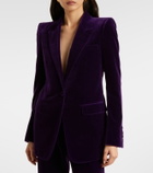 Tom Ford Single-breasted cotton velvet blazer