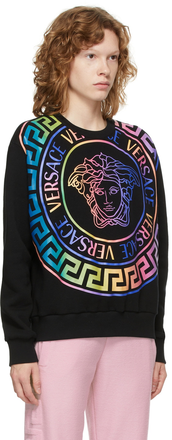 Versace Black Medusa Logo Sweatshirt Versace