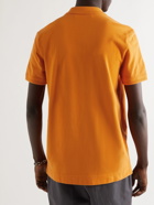 Orlebar Brown - Jarrett Cotton-Piqué Polo Shirt - Orange