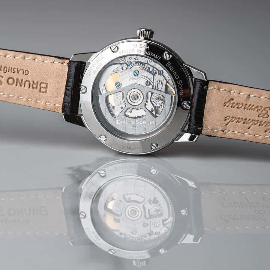 Bruno Sohnle Frankfurt Hamburg Automatic Grey Dial Ladies Watch 17-12204-821