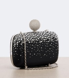 Roger Vivier Vivier Marlene embellished satin clutch