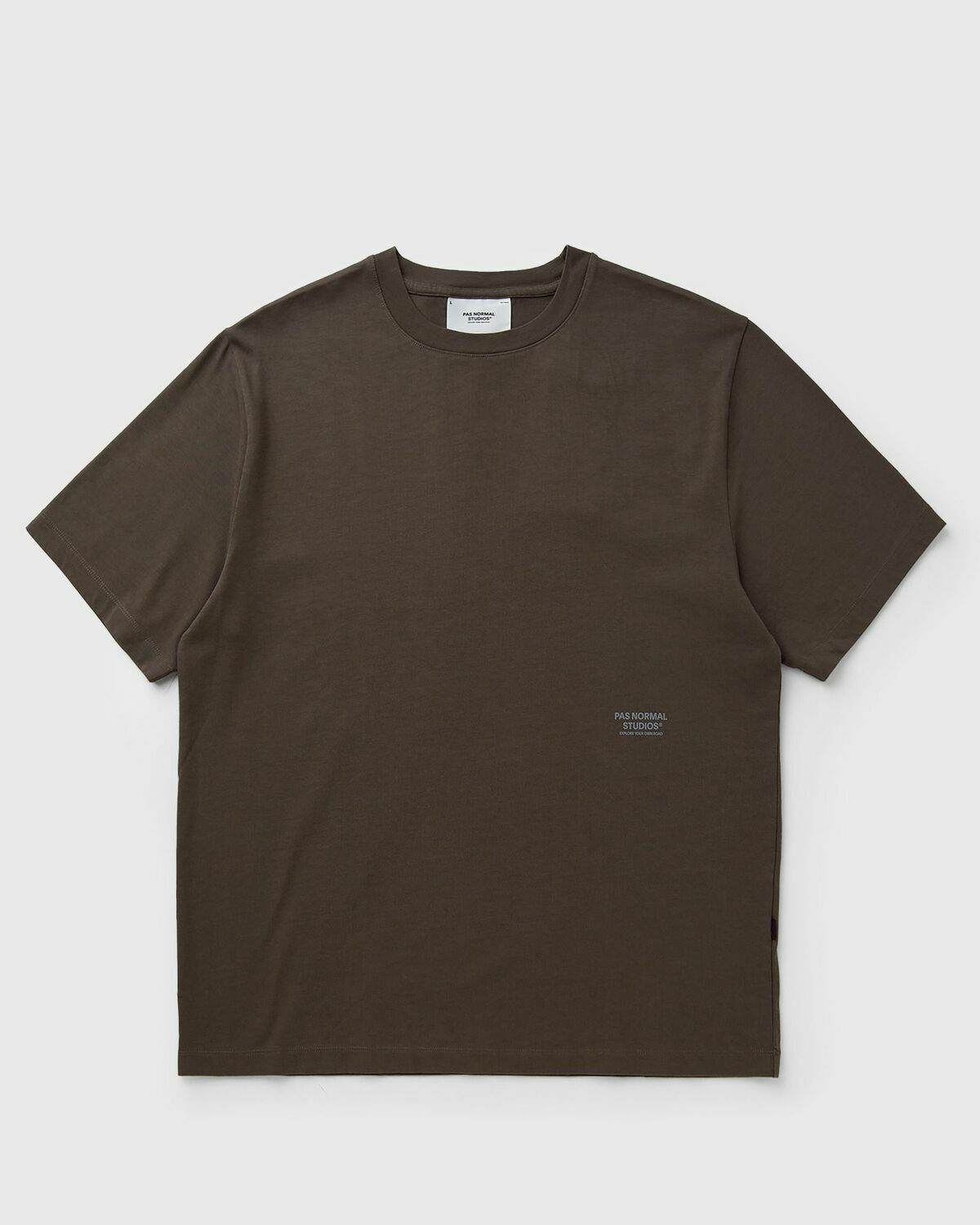 Pas Normal Studios Off-Race Tee Brown Mens Shortsleefe