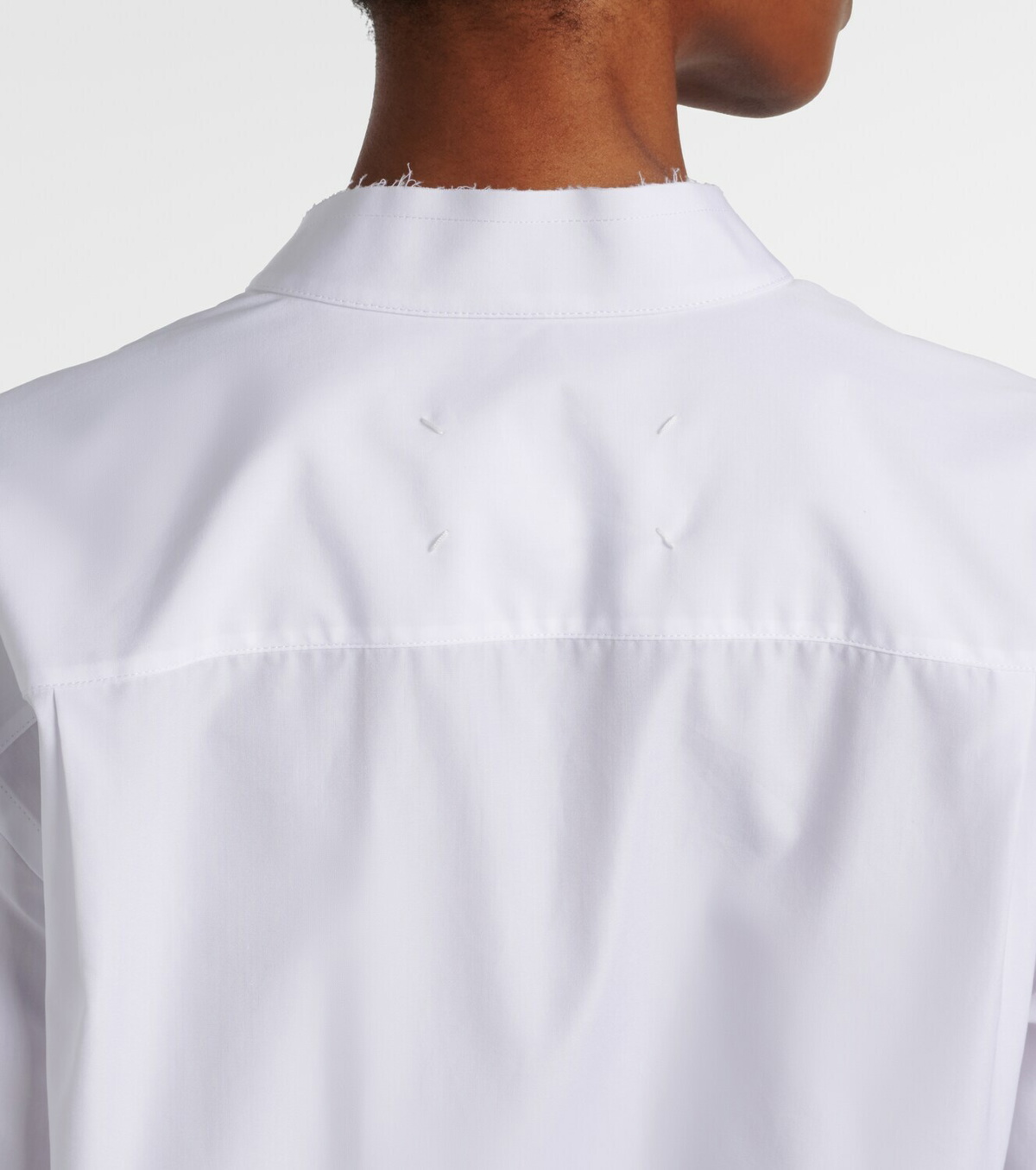 Maison Margiela Cotton poplin shirt dress