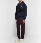 Balenciaga - Slim-Fit Checked Twill Trousers - Men - Claret