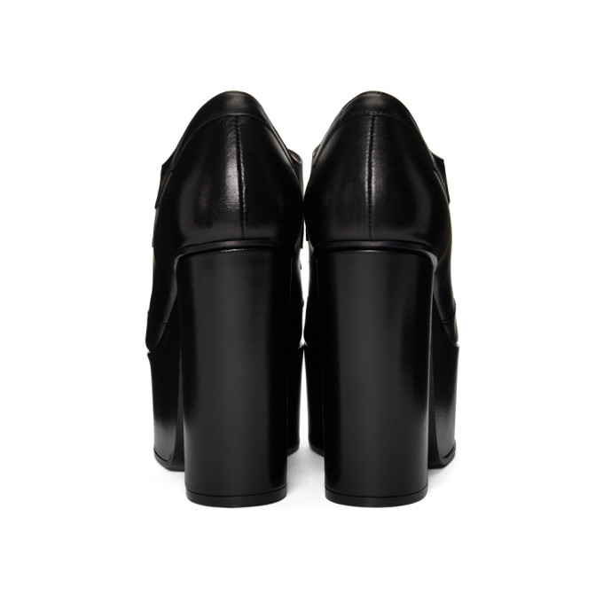 Gucci Black Otis Platform Loafer Heels Gucci