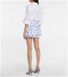 Caroline Constas Teagen floral cotton-blend shorts
