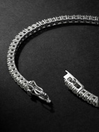 Alex Moss New York - 14-Karat White Gold Diamond Tennis Bracelet - Silver