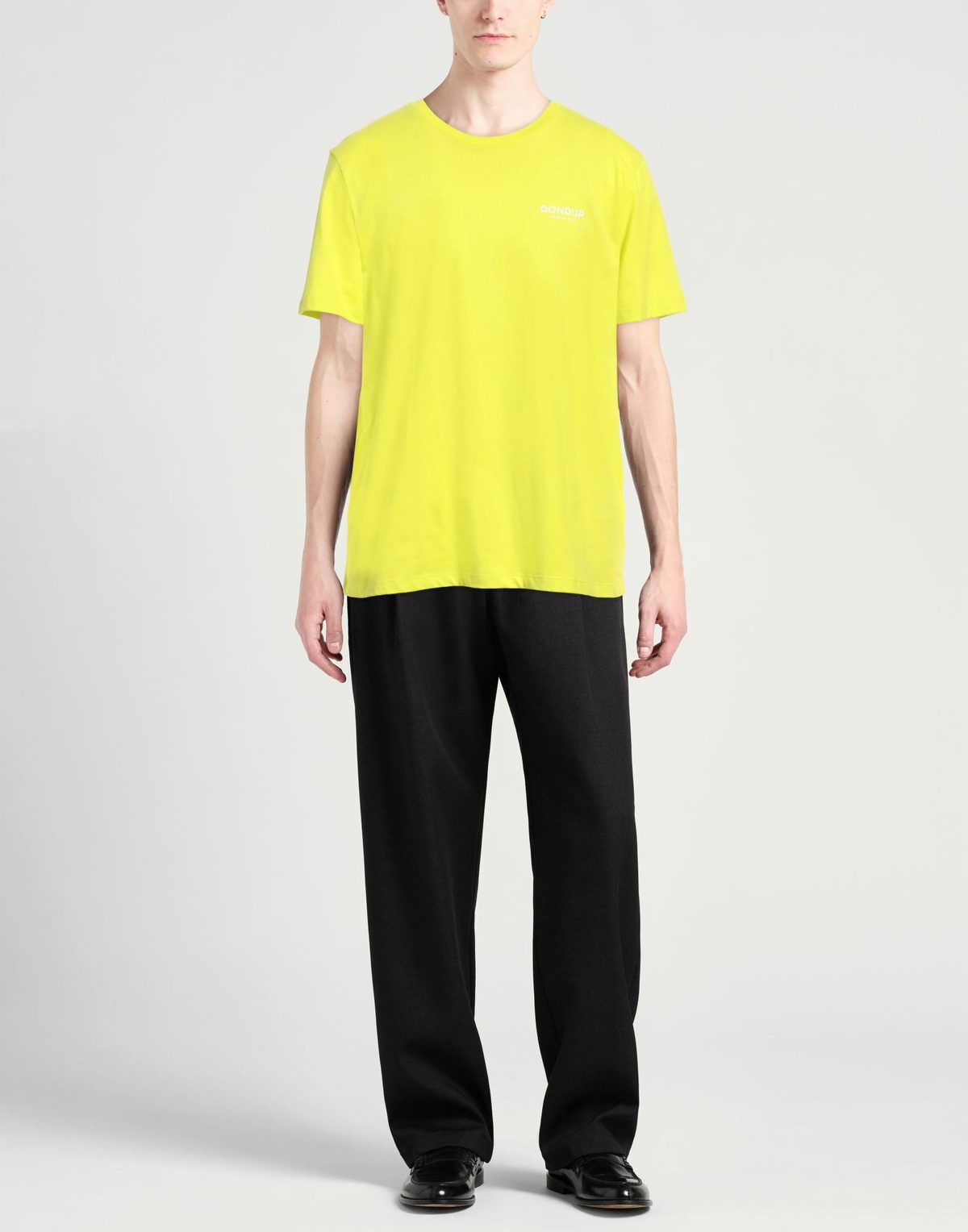 Dondup Mens T-shirt in Yellow