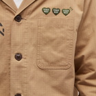 Human Made Men's Military Shirt Jacket in Beige