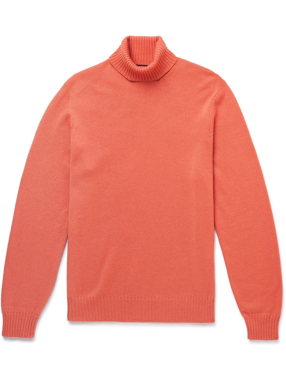 Photo: Brunello Cucinelli - Cashmere Rollneck Sweater - Orange