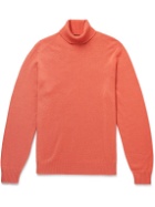 Brunello Cucinelli - Cashmere Rollneck Sweater - Orange