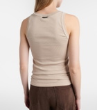 Brunello Cucinelli Monili cotton-blend tank top
