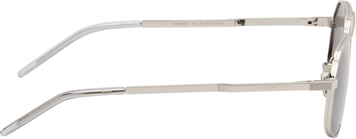 Givenchy Silver GV One Sunglasses