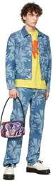 Marc Jacobs Heaven Blue Heaven by Marc Jacobs Denim Laser Floral Jacket