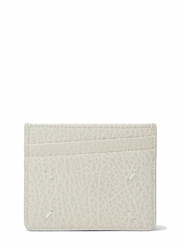Photo: Maison Margiela - Signature Stitch Cardholder in White