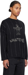 Glass Cypress Black 'Whatever' Sweatshirt