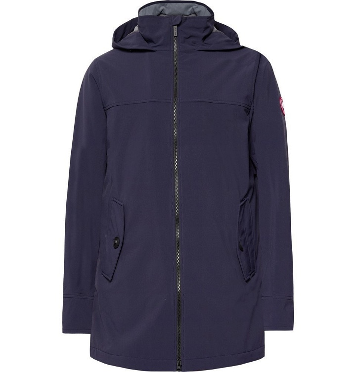 Photo: Canada Goose - Kent Slim-Fit Tri-Durance SS Hooded Jacket - Navy