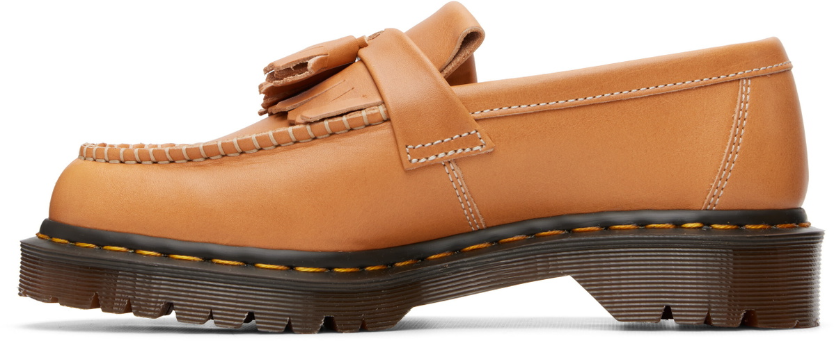 Dr. Martens Beige Adrian Tassel Loafers