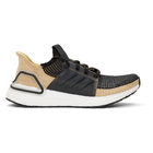 adidas Originals Black and Beige UltraBOOST 19 Sneakers