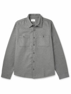 Onia - Essential Brushed-Flannel Overshirt - Gray