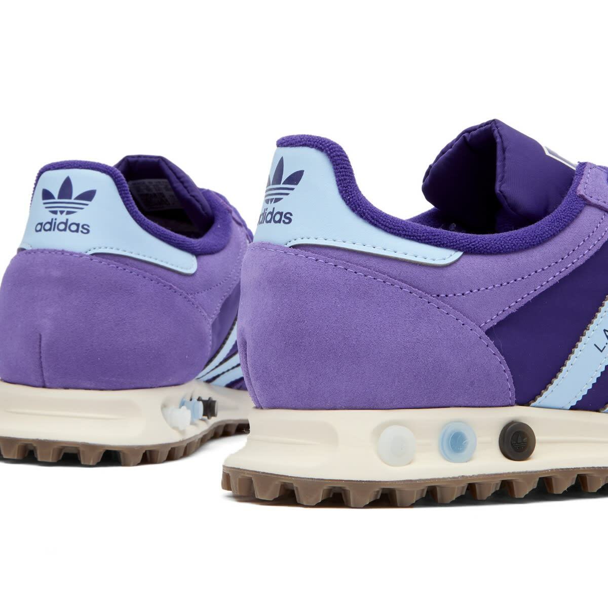 Adidas Men's La Trainer Og Sneaker in Collegiate Purple/Glow Blue/Purple Rush