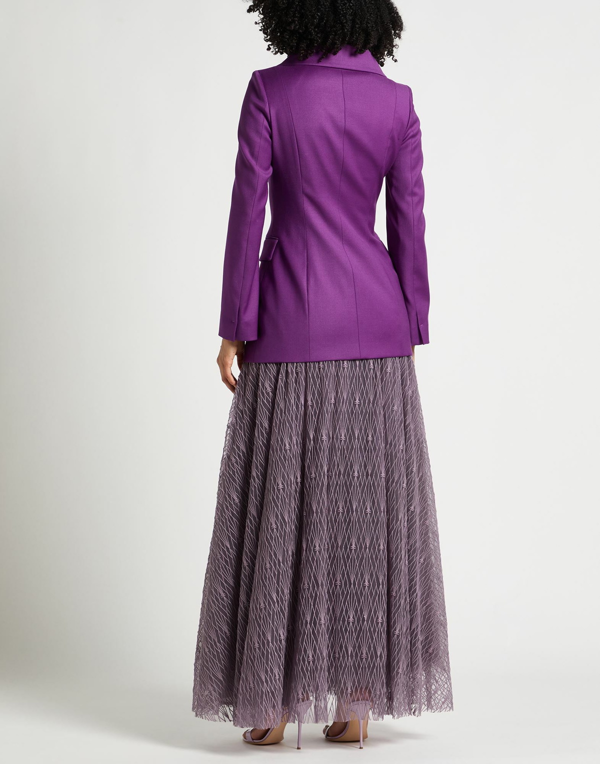 Rochas Womens Blazer Mauve