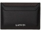 Lanvin Black Logo Card Holder