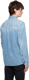 BOSS Blue Relaxed-Fit Denim Shirt