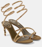 Rene Caovilla Margot embellished suede sandals