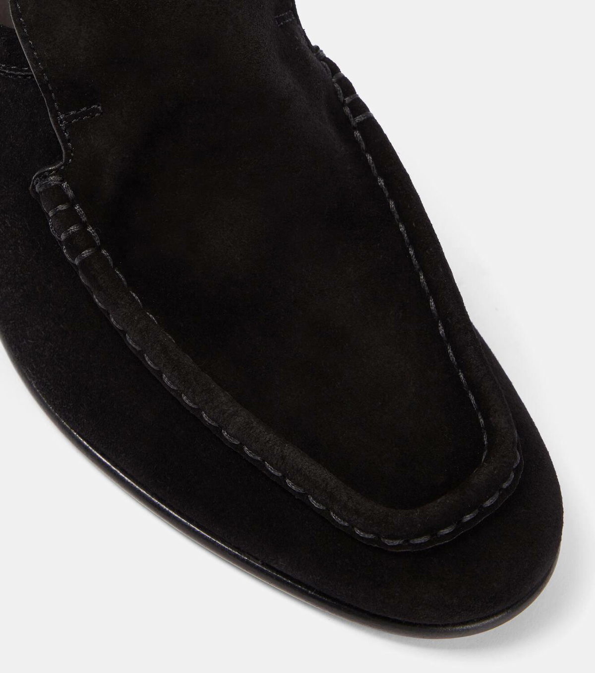 The Row New Soft suede loafers