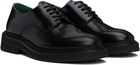 VINNY’s Black Leather Officer Derbys