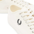 Fred Perry Authentic Men's Hughes Low Canvas Sneakers in Light Ecru