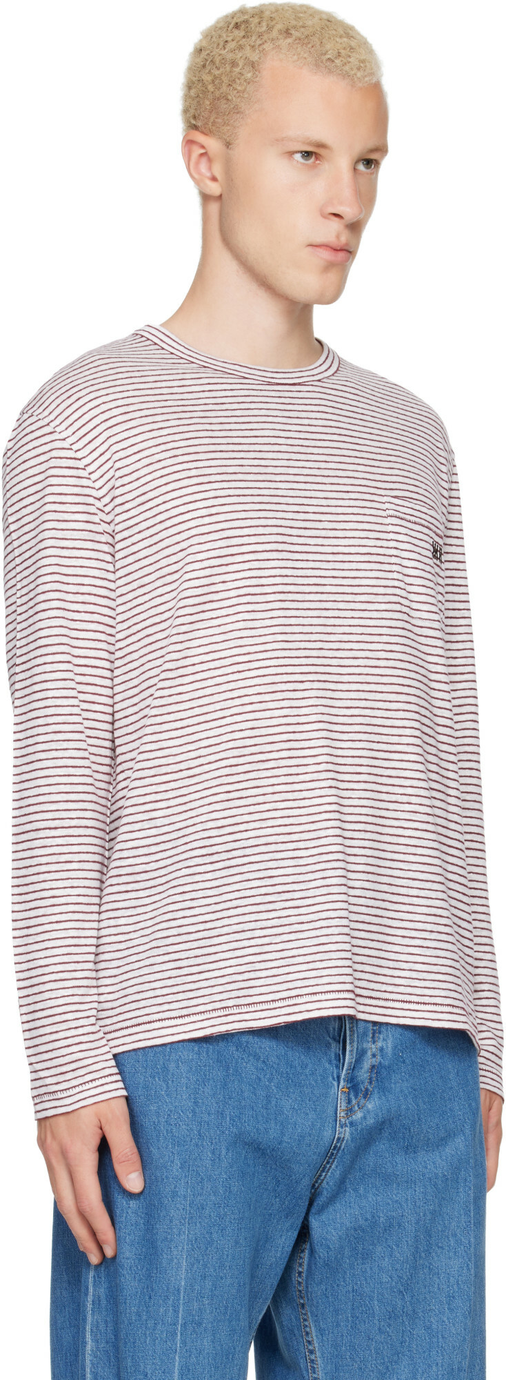 Wales Bonner White & Red Hour T-shirt