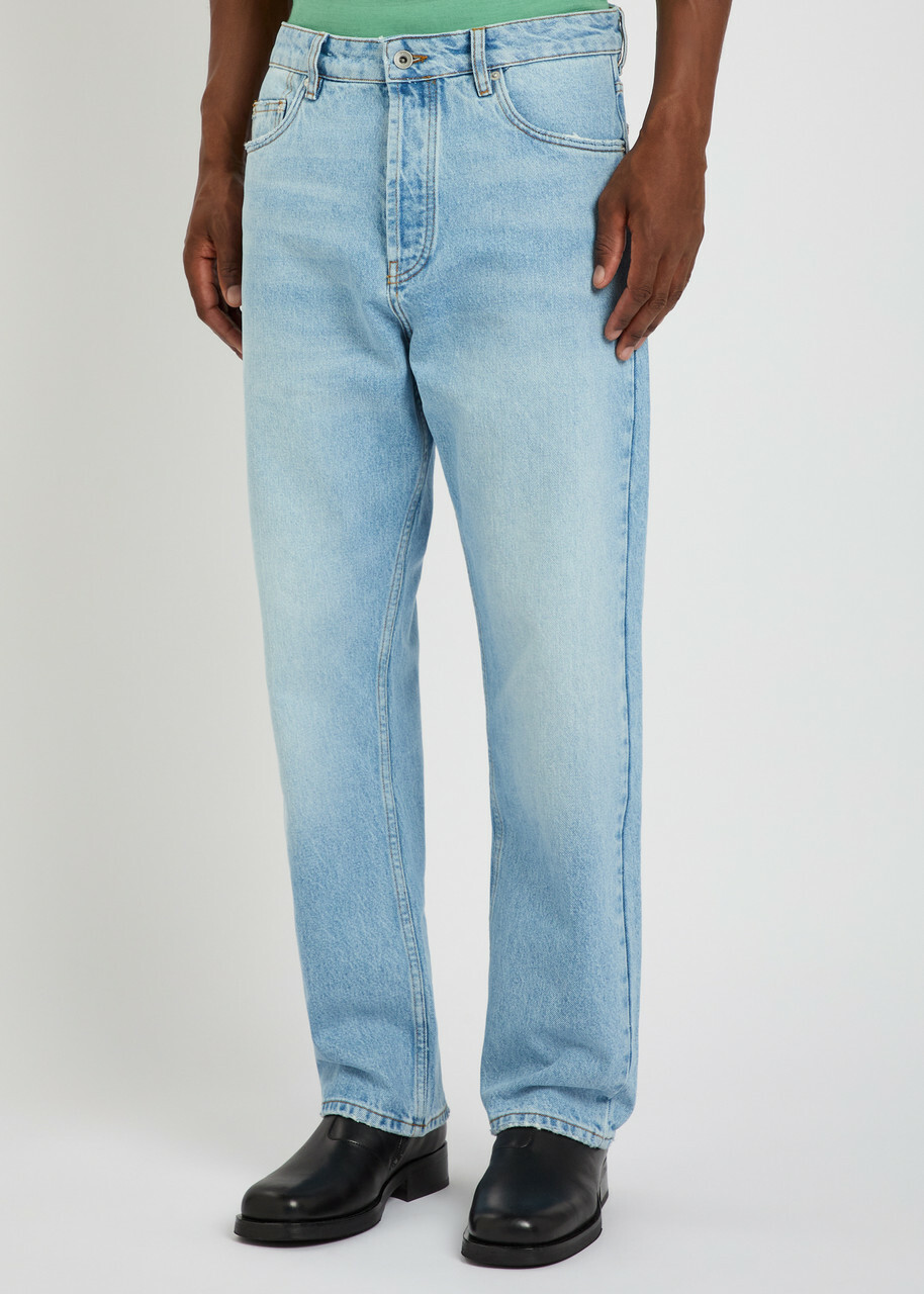 Studio Nicholson Riso Straight-leg Jeans Light Blue